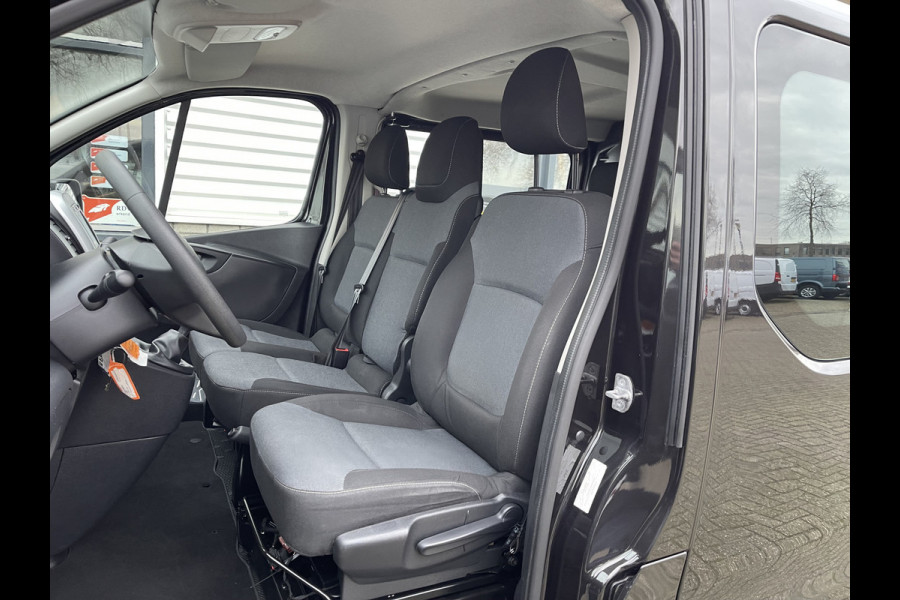 Fiat Talento 1.6 MJ 125pk EcoJet L2H1 DC 6 persoons / vaste prijs rijklaar € 20.950 ex btw / lease vanaf € 375 / zwart metallic / airco / cruise / navigatie / lichtmetalen velgen / trekhaak / isofix !