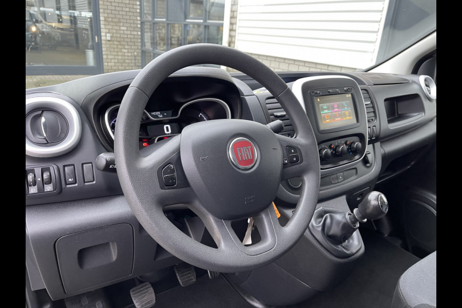 Fiat Talento 1.6 MJ 125pk EcoJet L2H1 DC 6 persoons / vaste prijs rijklaar € 20.950 ex btw / lease vanaf € 375 / zwart metallic / airco / cruise / navigatie / lichtmetalen velgen / trekhaak / isofix !