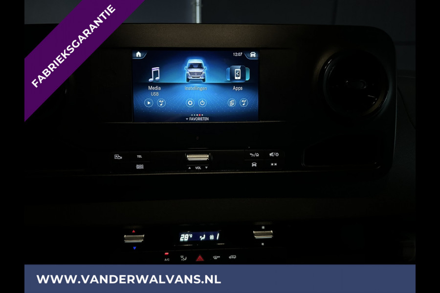 Mercedes-Benz Sprinter 317 CDI 170pk L3H2 Fabrieksgarantie Euro6 Airco | Camera | Apple Carplay Android Auto, Cruisecontrol, Parkeersensoren, Stoelverwarming, Bijrijdersbank