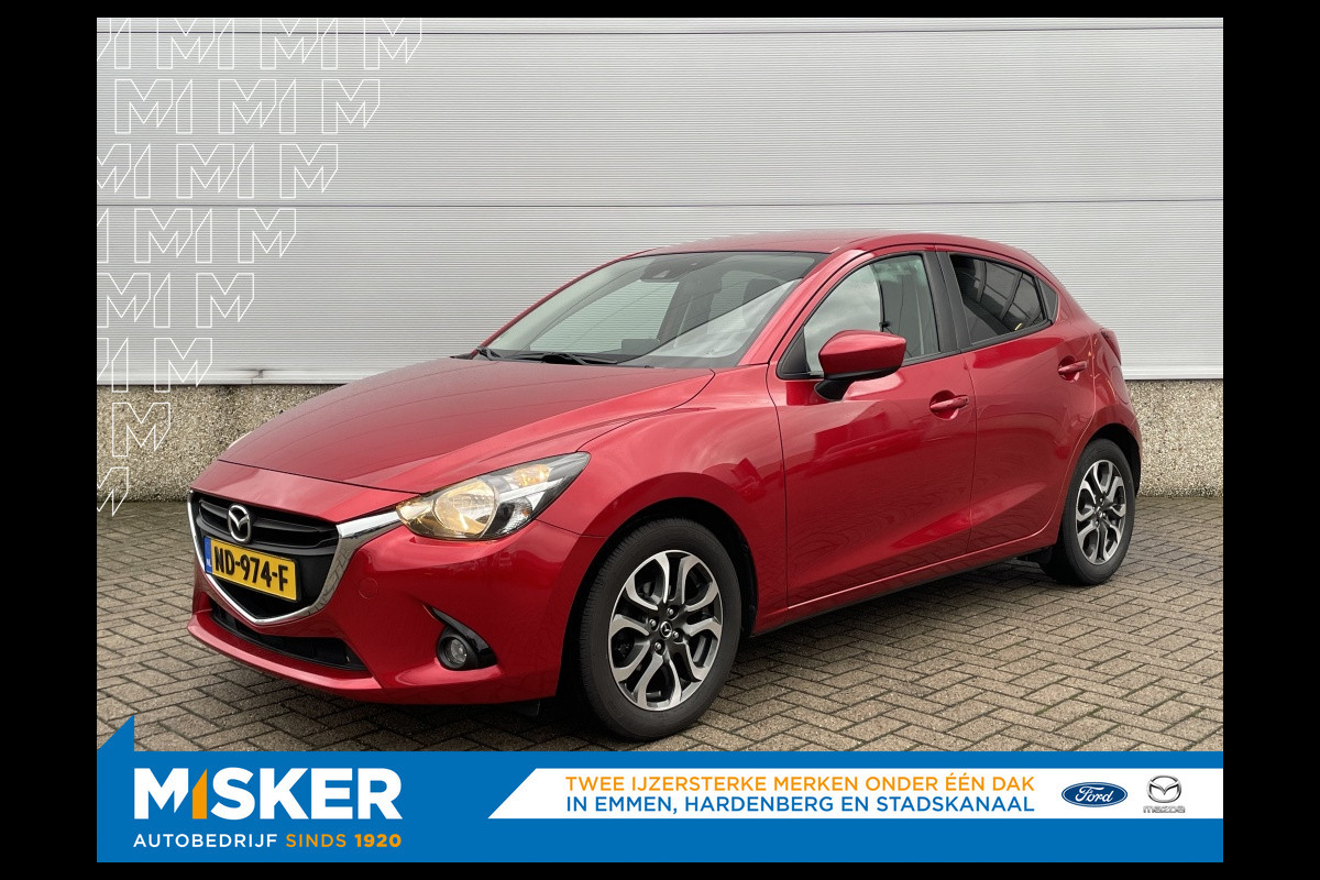 Mazda 2 1.5 Skyactiv-G GT-M line NAVI | Cruise | Stoelverwarming |