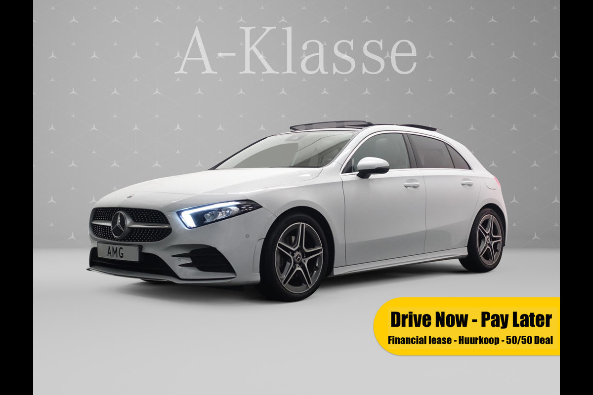 Mercedes-Benz A-Klasse 200 AMG Prestige Ed Autom- Panodak I Leer I Virtual Cockpit I Sfeerverlichting