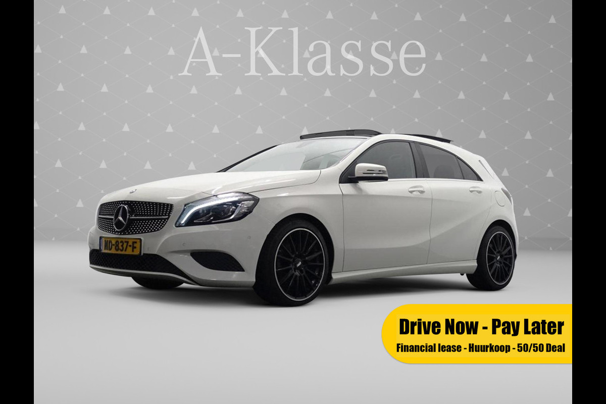 Mercedes-Benz A-Klasse 180 d AMG Night Edition Aut- Panodak I Xenon Led I  Sfeerverlichting I  Dynamic Select I  Clima