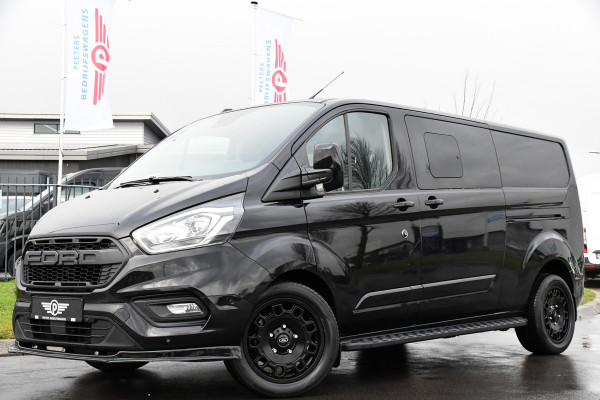 Ford Transit Custom 320 2.0 TDCI L2H1 Black Edition DC Adaptieve Cruise, Camera, Carplay, 170PK, Automaat, LED, Trekhaak, Sensoren,  UNIEK!