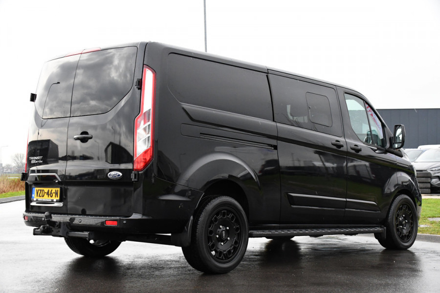 Ford Transit Custom 320 2.0 TDCI L2H1 Black Edition DC Adaptieve Cruise, Camera, Carplay, 170PK, Automaat, LED, Trekhaak, Sensoren,  UNIEK!