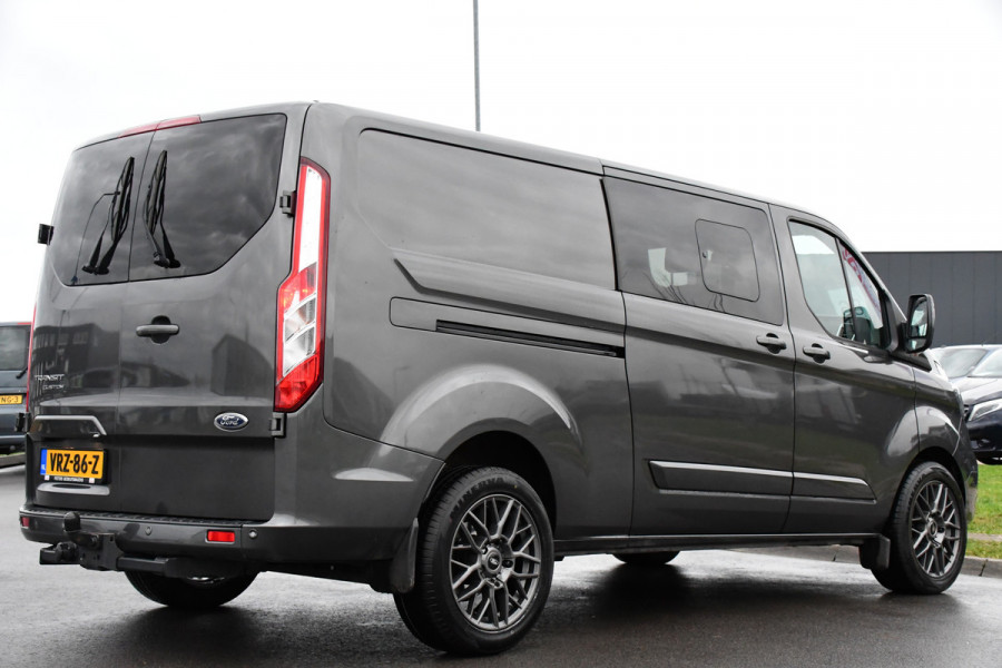 Ford Transit Custom 300 2.0 TDCI L2H1 Limited DC Adaptieve Cruise, Camera, Carplay, 170PK LED, Leder, Automaat, Sensoren, Trekhaak, UNIEK!