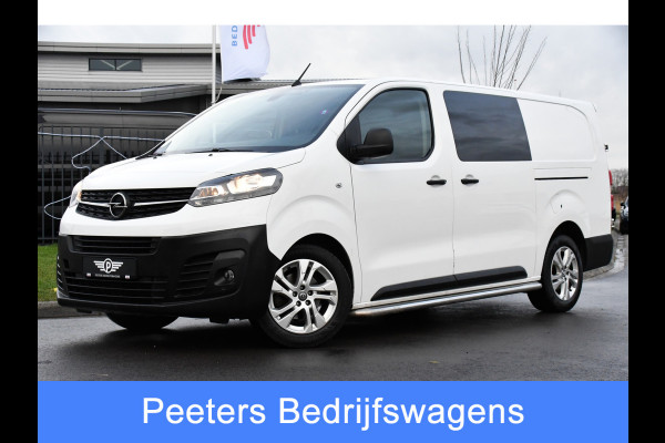 Opel Vivaro 2.0 CDTI L3H1 DC Edition Camera, Cruise, Carplay, Automaat, 2 x Schuifdeur, 122PK, Sensoren, Trekhaak, UNIEK!