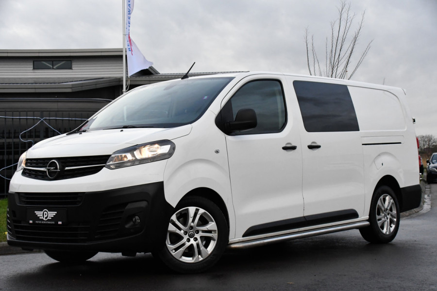 Opel Vivaro 2.0 CDTI L3H1 DC Edition Camera, Cruise, Carplay, Automaat, 2 x Schuifdeur, 122PK, Sensoren, Trekhaak, UNIEK!