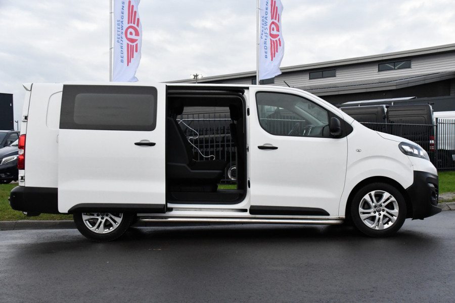 Opel Vivaro 2.0 CDTI L3H1 DC Edition Camera, Cruise, Carplay, Automaat, 2 x Schuifdeur, 122PK, Sensoren, Trekhaak, UNIEK!