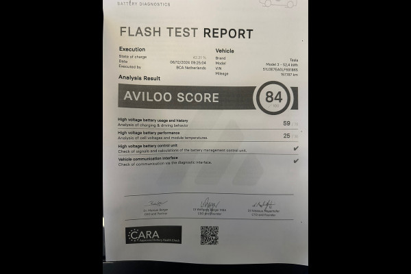 Tesla Model 3 Standard RWD Plus 60 kWh TREKHAAK SOH 84%