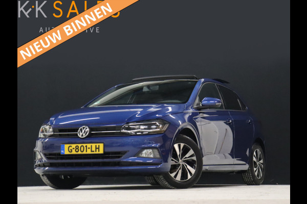 Volkswagen Polo 1.0 TSI Sport [SCHUIFKANTELDAK, ADAPTIVE CRUISE, APPLE CARPLAY, CAMERA, DIGITAL DASH, TREKHAAK, HALF LEDER, NIEUWSTAAT]