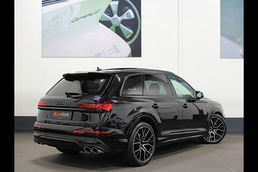 Audi Q7 50 V6 TDI 7-Persoons S-Line | RS-Seats | 360 View | ACC | Panorama | B&O Sound | Laser-LED | Head-Up | 22'' | Memory | 4-Zone Clima | Luchtvering | Keyless-Entry | Tour-Pakket | Stuurverwarming | Sfeerverlichting | Carplay |