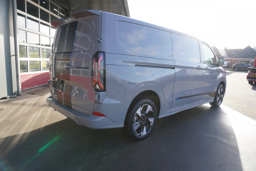 Ford Transit Custom 300L 2.0 TDCI 170PK L2H1 Sport Automaat Schuifdeur L / R Airco | Adap.Cruise | Navi | Camera | Blis | 19" Lm velgen