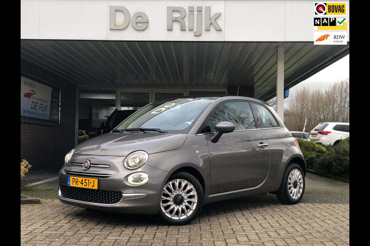 Fiat 500 0.9 TwinAir Turbo Anniversario | Pano, Navi, Cruise, Airco, DAB, 15'' LMV | NAP |