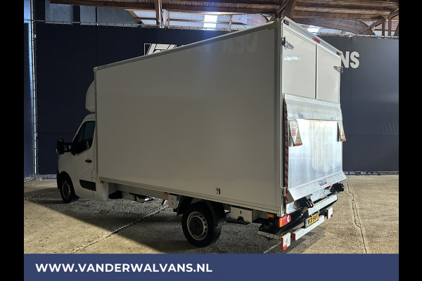 Renault Master 2.3 dCi 164pk **BPM VRIJ voor de Ondernemer** Bakwagen Laadklep Zijdeur Euro6 Airco | Navigatie | LED Cruisecontrol, Bijrijdersbank