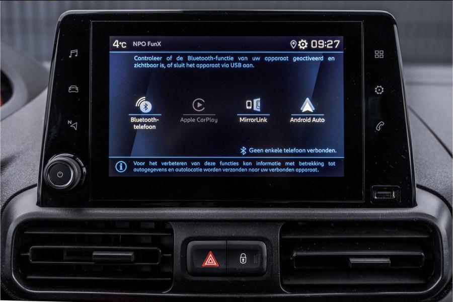 Peugeot Partner 1.5 BlueHDI | Euro 6 | Cruise | Airco | Android Auto | Schuifdeur