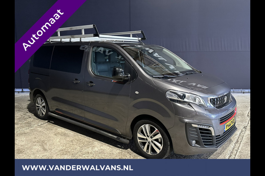 Peugeot Expert 2.0 BlueHDI 177pk Automaat **BPM VRIJ voor de Ondernemer** L2H1 Euro6 Airco | Camera | Navigatie | Apple Carplay Android Auto, Cruisecontrol, Parkeersensoren, Trekhaak, Imperiaal, LM velgen, Sidebars, Leder, Bijrijdersbank