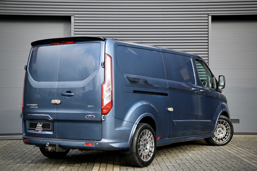 Ford Transit Custom 310 2.0 TDCI 170 PK AUT L2H1 Sport | BPM VRIJ | CarPlay | Navigatie | Camera | Stoelverwarming | Lederen bekleding | Trekhaak |  | LED | Dealer onderhouden | Nieuwe APK