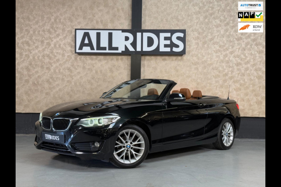 BMW 2 Serie 218D Cabrio | Leer | LED/Xenon | PDC | Stoelverwarming