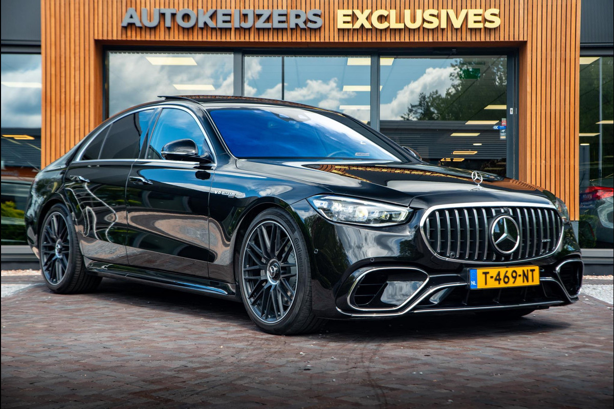 Mercedes-Benz S-Klasse 500 4MATIC AMG Line 63 Panoramadak Massage Achterasbesturing Stoelvent. Leder Exclusief 21''LM