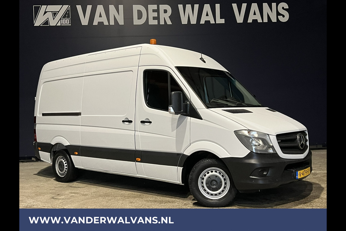 Mercedes-Benz Sprinter 316 CDI 164pk L2H2 Euro6 Airco | Omvormer | 2800kg Trekhaak | Cruisecontrol parkeersensoren, chauffeursstoel