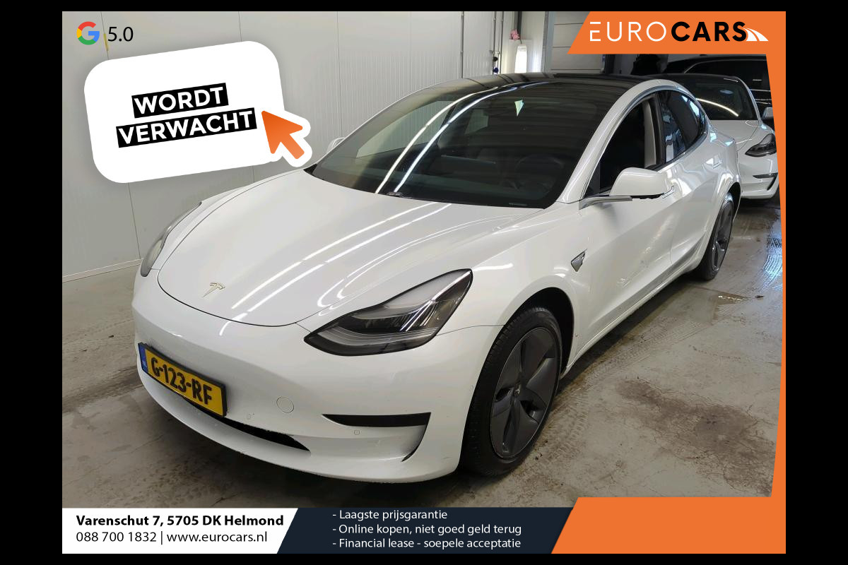 Tesla Model 3 Standard RWD Plus 60 kWh Navigatie Panoramadak Autopilot Camera Parkeersensoren Stoelverwarming