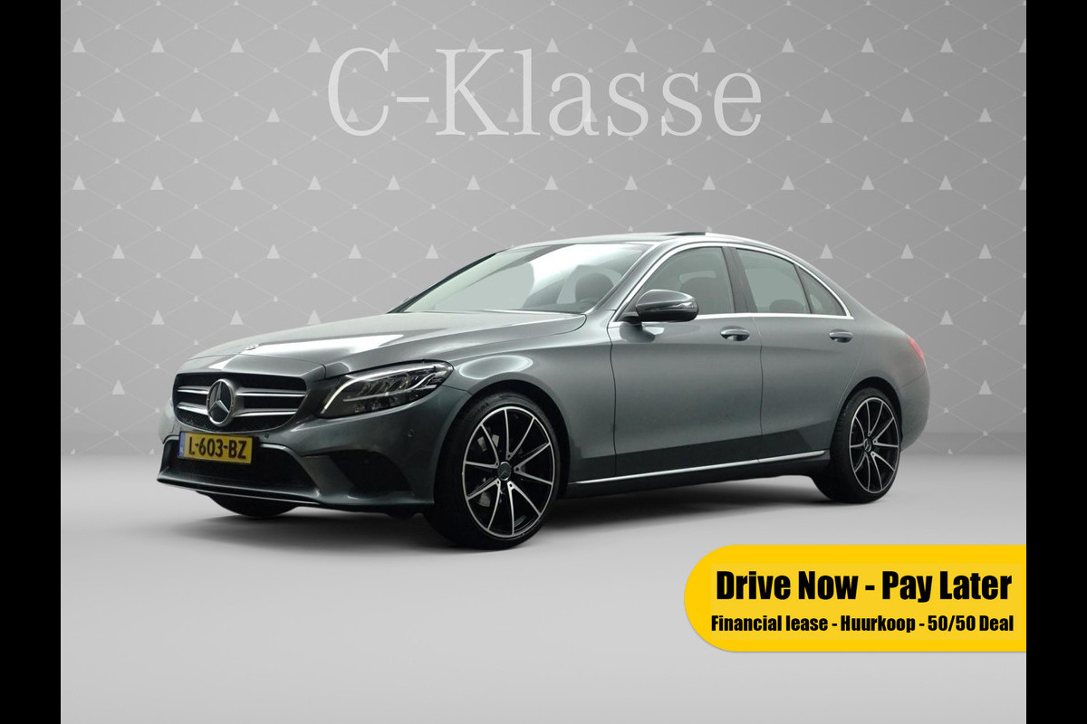 Mercedes-Benz C-Klasse 180 Premium Plus AMG Pack 9 G-tronic Aut- Schuifdak I Widescreen I Sfeerverl. I 360 Cam I Burmester