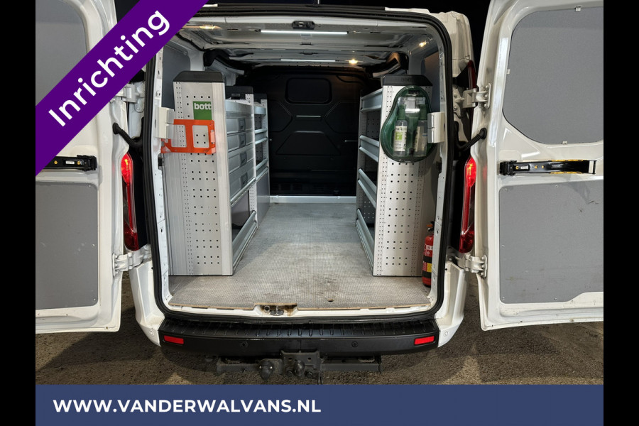 Ford Transit Custom 2.0 TDCI **BPM VRIJ voor de Ondernemer** L1H1 inrichting Euro6 Airco | Camera | LED | Apple Carplay | 2500kg Trekhaak Android Auto, Cruisecontrol, Parkeersensoren, Bijrijdersbank