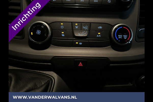 Ford Transit Custom 2.0 TDCI **BPM VRIJ voor de Ondernemer** L1H1 inrichting Euro6 Airco | Camera | LED | Apple Carplay | 2500kg Trekhaak Android Auto, Cruisecontrol, Parkeersensoren, Bijrijdersbank