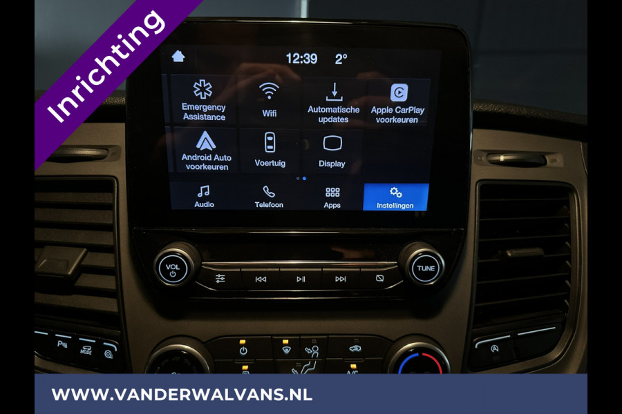 Ford Transit Custom 2.0 TDCI **BPM VRIJ voor de Ondernemer** L1H1 inrichting Euro6 Airco | Camera | LED | Apple Carplay | 2500kg Trekhaak Android Auto, Cruisecontrol, Parkeersensoren, Bijrijdersbank