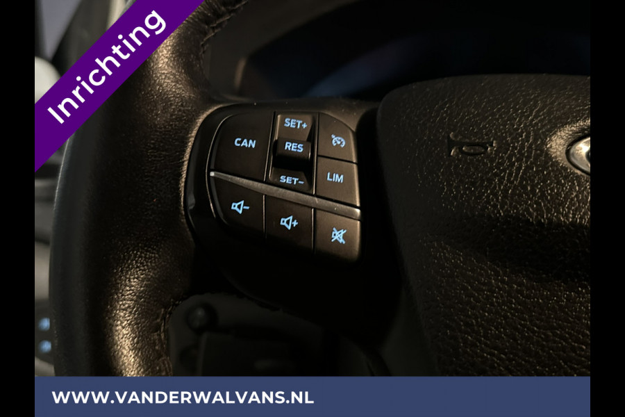 Ford Transit Custom 2.0 TDCI **BPM VRIJ voor de Ondernemer** L1H1 inrichting Euro6 Airco | Camera | LED | Apple Carplay | 2500kg Trekhaak Android Auto, Cruisecontrol, Parkeersensoren, Bijrijdersbank