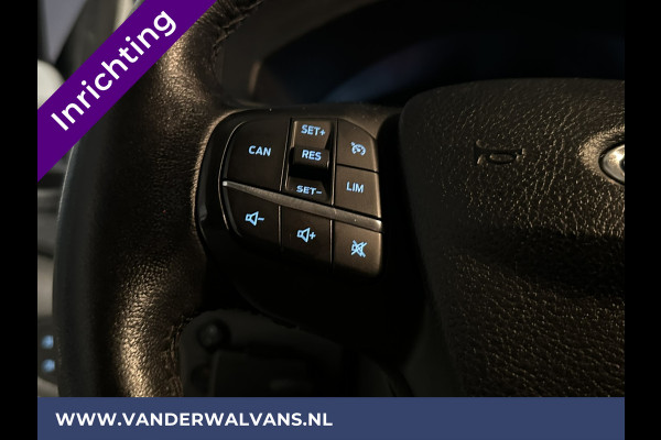 Ford Transit Custom 2.0 TDCI **BPM VRIJ voor de Ondernemer** L1H1 inrichting Euro6 Airco | Camera | LED | Apple Carplay | 2500kg Trekhaak Android Auto, Cruisecontrol, Parkeersensoren, Bijrijdersbank