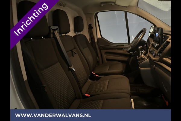 Ford Transit Custom 2.0 TDCI **BPM VRIJ voor de Ondernemer** L1H1 inrichting Euro6 Airco | Camera | LED | Apple Carplay | 2500kg Trekhaak Android Auto, Cruisecontrol, Parkeersensoren, Bijrijdersbank