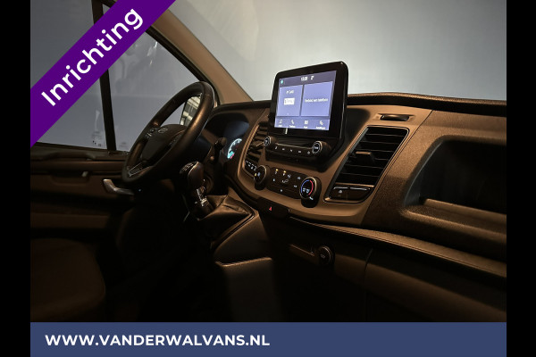 Ford Transit Custom 2.0 TDCI **BPM VRIJ voor de Ondernemer** L1H1 inrichting Euro6 Airco | Camera | LED | Apple Carplay | 2500kg Trekhaak Android Auto, Cruisecontrol, Parkeersensoren, Bijrijdersbank