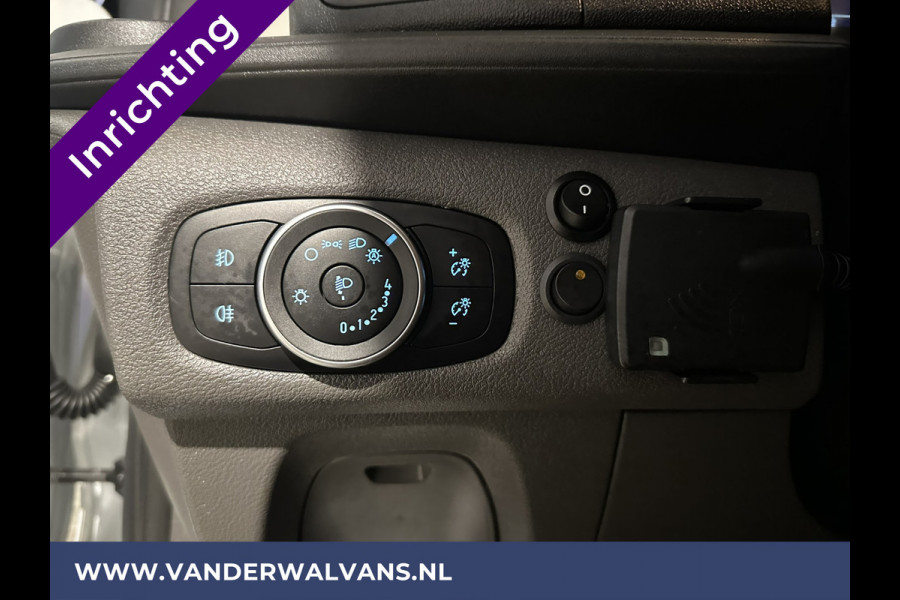 Ford Transit Custom 2.0 TDCI **BPM VRIJ voor de Ondernemer** L1H1 inrichting Euro6 Airco | Camera | LED | Apple Carplay | 2500kg Trekhaak Android Auto, Cruisecontrol, Parkeersensoren, Bijrijdersbank