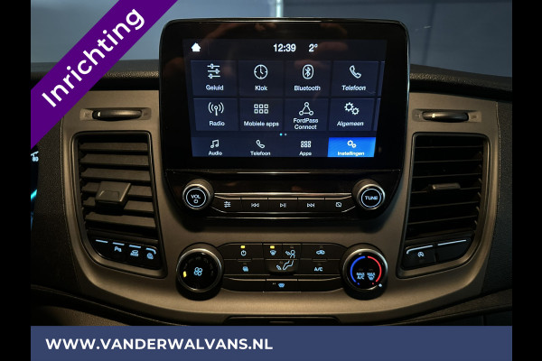 Ford Transit Custom 2.0 TDCI **BPM VRIJ voor de Ondernemer** L1H1 inrichting Euro6 Airco | Camera | LED | Apple Carplay | 2500kg Trekhaak Android Auto, Cruisecontrol, Parkeersensoren, Bijrijdersbank