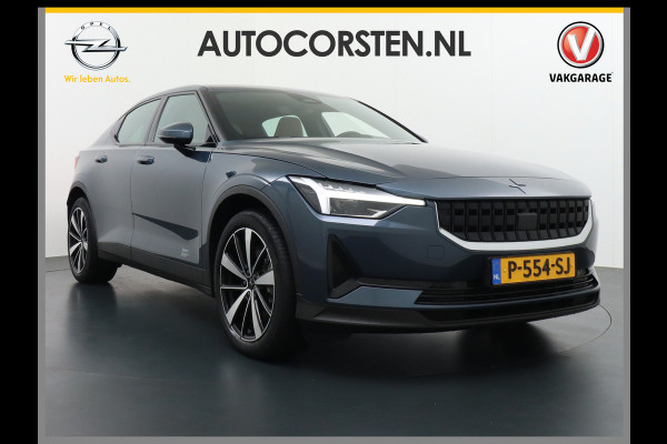 Polestar 2 LEDER Pano-dak Apple Carplay Android Camera Sleutelloos(-Telefoonsleutel) Park Assist PDC-a+v Adaptive-LED-Pixel Navi Ecc Keyles Connected-Drive Google Youtube WiFi-vb Single Motor Bluetooth Connected Verkeersbord detectie Rijstrooksensor met correctie Warmtepomp 1.500 Kg Trekvermogen Orig.NLse auto 55.000 nieuw!