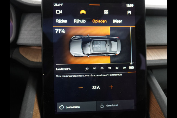 Polestar 2 LEDER Pano-dak Apple Carplay Android Camera Sleutelloos(-Telefoonsleutel) Park Assist PDC-a+v Adaptive-LED-Pixel Navi Ecc Keyles Connected-Drive Google Youtube WiFi-vb Single Motor Bluetooth Connected Verkeersbord detectie Rijstrooksensor met correctie Warmtepomp 1.500 Kg Trekvermogen Orig.NLse auto 55.000 nieuw!