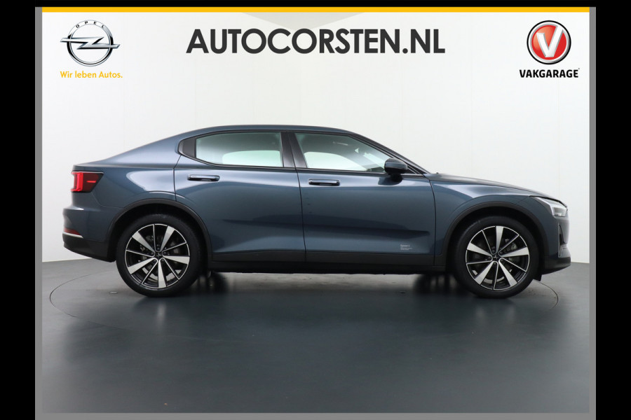 Polestar 2 LEDER Pano-dak Apple Carplay Android Camera Sleutelloos(-Telefoonsleutel) Park Assist PDC-a+v Adaptive-LED-Pixel Navi Ecc Keyles Connected-Drive Google Youtube WiFi-vb Single Motor Bluetooth Connected Verkeersbord detectie Rijstrooksensor met correctie Warmtepomp 1.500 Kg Trekvermogen Orig.NLse auto 55.000 nieuw!