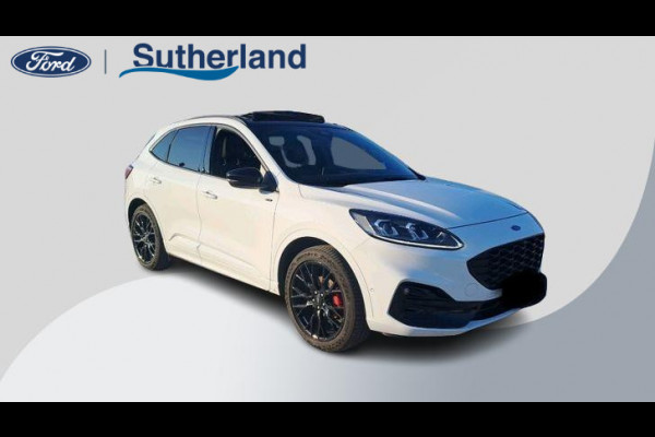 Ford Kuga 2.5 PHEV ST-Line X | Black Pack; 20 inch zwarte LMV ,zwart dak,spiegels en spoiler,rode remklauwen | Panoramadak | Adapt.cruise control | Winter Pack | Head up Display | Adaptieve koplampen | Draadloos opladen