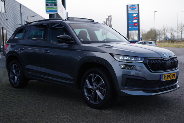 Škoda Kodiaq 1.5 TSI 150 PK Sportline Business 7p, Panoramadak, Elek. Trekhaak, Memory, Camera, 19'' Inch