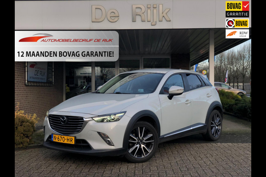 Mazda CX-3 2.0 SkyActiv-G 150 GT-M 4WD | Leder, ACC, Head-Up, Navi, Camera, Stoel+Stuurverw., Trekhaak, BOSE |