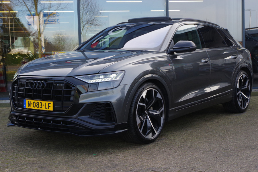 Audi Q8 55 TFSI 340 PK Quattro Pro Line Plus, ABT, Panoramadak, B&O, Elekt. Trekhaak, Luchtvering, Memory