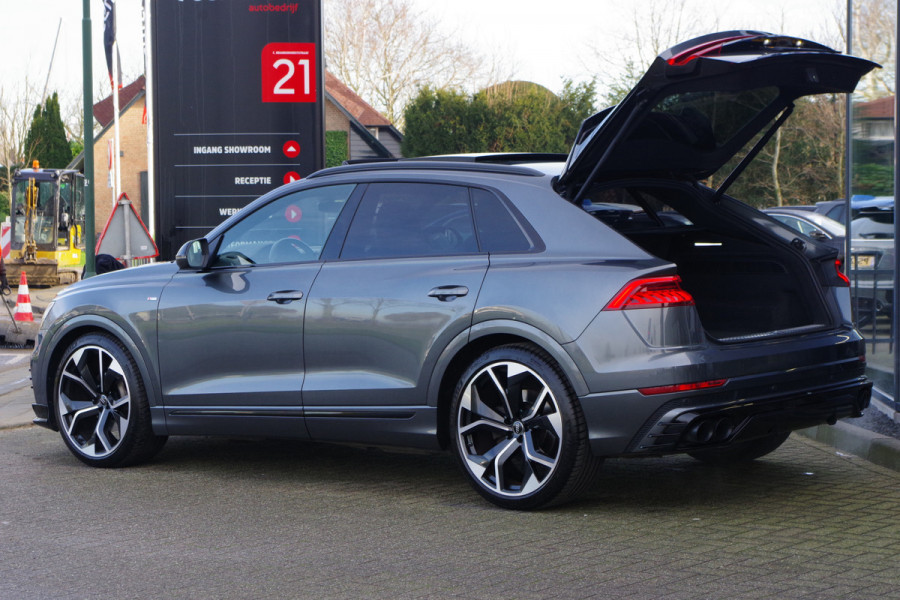 Audi Q8 55 TFSI 340 PK Quattro Pro Line Plus, ABT, Panoramadak, B&O, Elekt. Trekhaak, Luchtvering, Memory