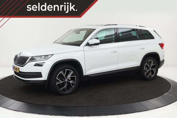 Škoda Kodiaq 1.4 TSI Style | Panoramadak | Trekhaak | Stoelverwarming | Adaptive cruise | Canton Sound | 360 camera | Carplay | Leder/Alcantara | Memory | Full LED | Keyless | Park Assist