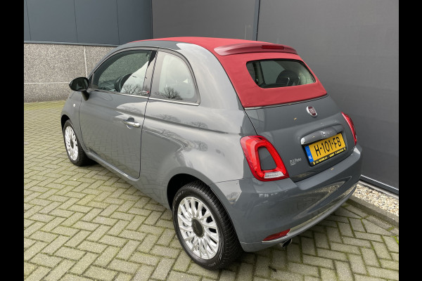 Fiat 500 Cabrio 0.9 TwinAir Turbo Lounge Airco - Cruise control - Navigatie full map - Multifunctioneel lederen stuurwiel - Mistlampen - E-bedienbare kap - 15"licht metalen velgen Pack vision met regensensor en park. sensoren achter