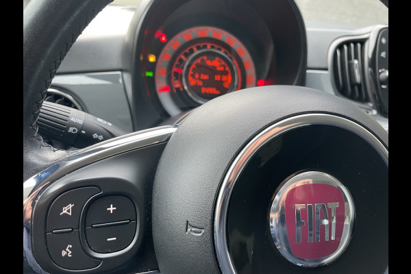 Fiat 500 Cabrio 0.9 TwinAir Turbo Lounge Airco - Cruise control - Navigatie full map - Multifunctioneel lederen stuurwiel - Mistlampen - E-bedienbare kap - 15"licht metalen velgen Pack vision met regensensor en park. sensoren achter