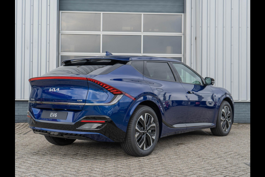 Kia Ev6 GT-Line 77.4 kWh Uit Voorraad leverbaar | Navi | Adapt. Cruise | Schuif-/kanteldak | Stoel-/stuurverwarming | 360 camera