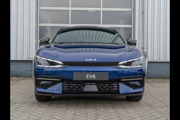 Kia Ev6 GT-Line 77.4 kWh Uit Voorraad leverbaar | Navi | Adapt. Cruise | Schuif-/kanteldak | Stoel-/stuurverwarming | 360 camera