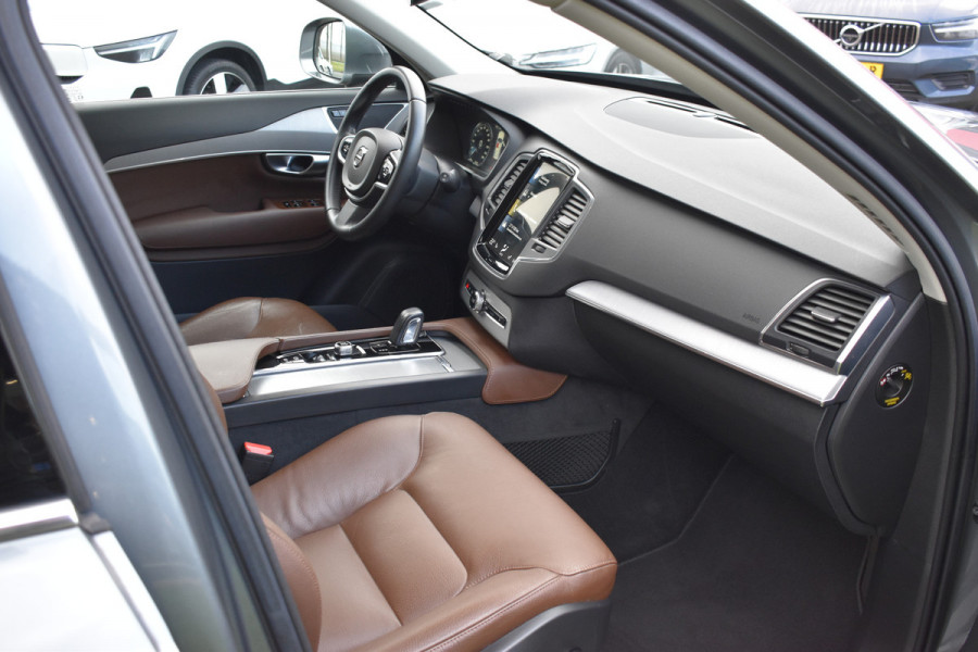 Volvo XC90 T8 390 PK Automaat Twin Engine AWD 2400kg trekgewicht | 360 camera | Leder | Stoelverwarming | Elektr. stoel | ACC | Blis | 19"LMV 2400kg trekgewicht