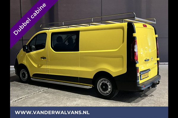 Opel Vivaro 1.6 CDTI 126pk L2H1 Dubbele cabine Euro6 Airco | 6-Zits | Trekhaak | Imperiaal Cruisecontrol, LED, Parkeersensoren, Sidebars